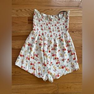 Forever 21 Floral Smocked Top